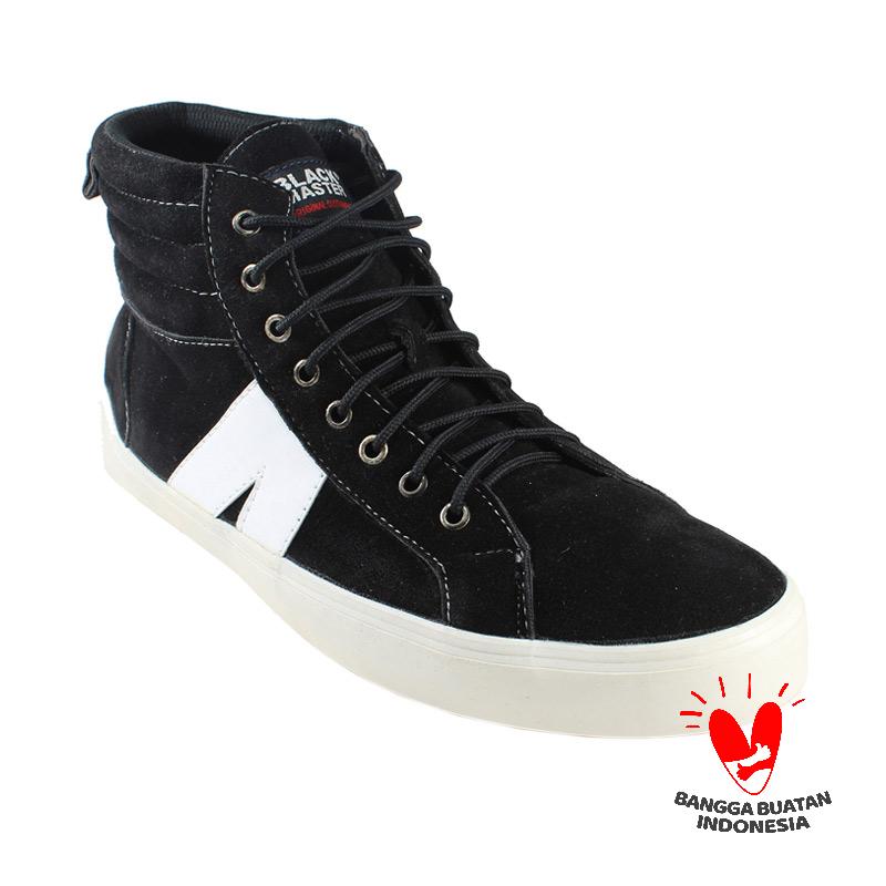 Black Master ARLX Sepatu Sneakers Pria - Black