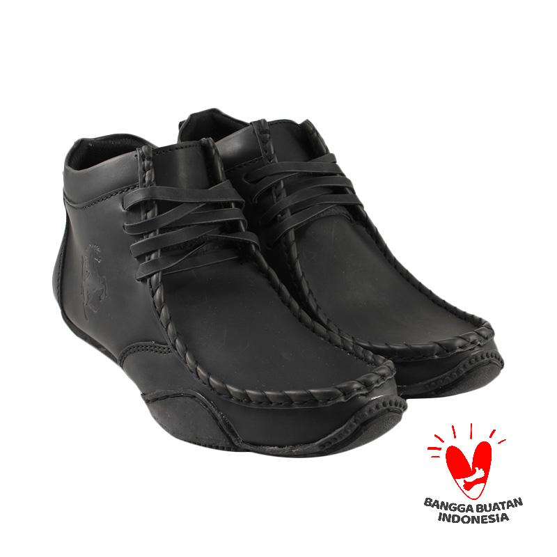 Black master Ferarri Sepatu Formal Pria - Black