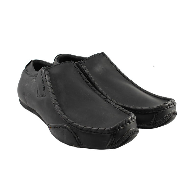 Black master Ferarri Slip On Sepatu Formal Pria - Black