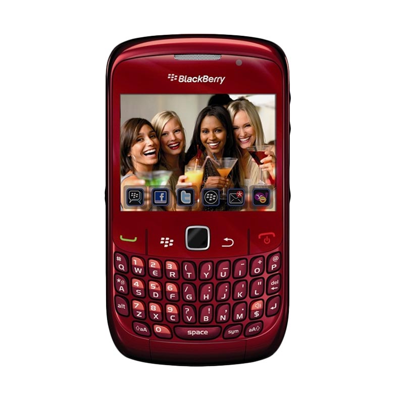 Jual Blackberry Curve 8530 CDMA Smartphone - Red Online - Harga