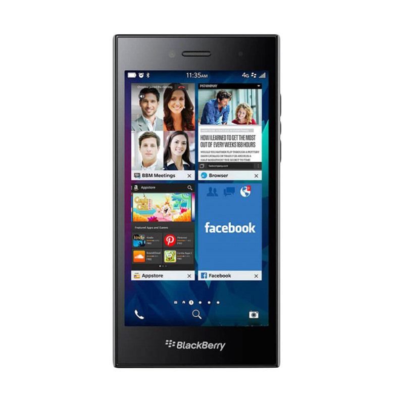 Blackberry Leap STR100 Smartphone- Garansi Resmi - Shadow Grey [16GB/ 2GB]
