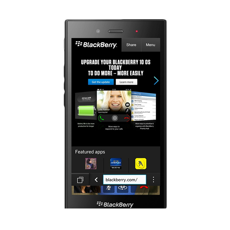 BlackBerry Z3 Smartphone - Hitam [1.5 GB/8 GB]