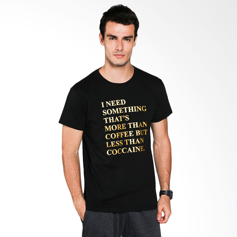 Blackgold T-shirt More Less TS-82 Atasan Pria - Black Extra diskon 7% setiap hari Extra diskon 5% setiap hari Citibank – lebih hemat 10%