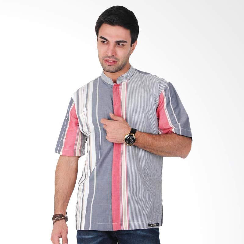 Preview Itang Yunasz Baju Koko Grey Red Stripes