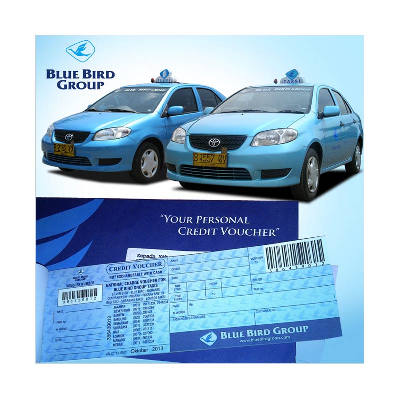Jual Voucher Bluebird Blue Bird TAXI [Rp. 100.000] Online