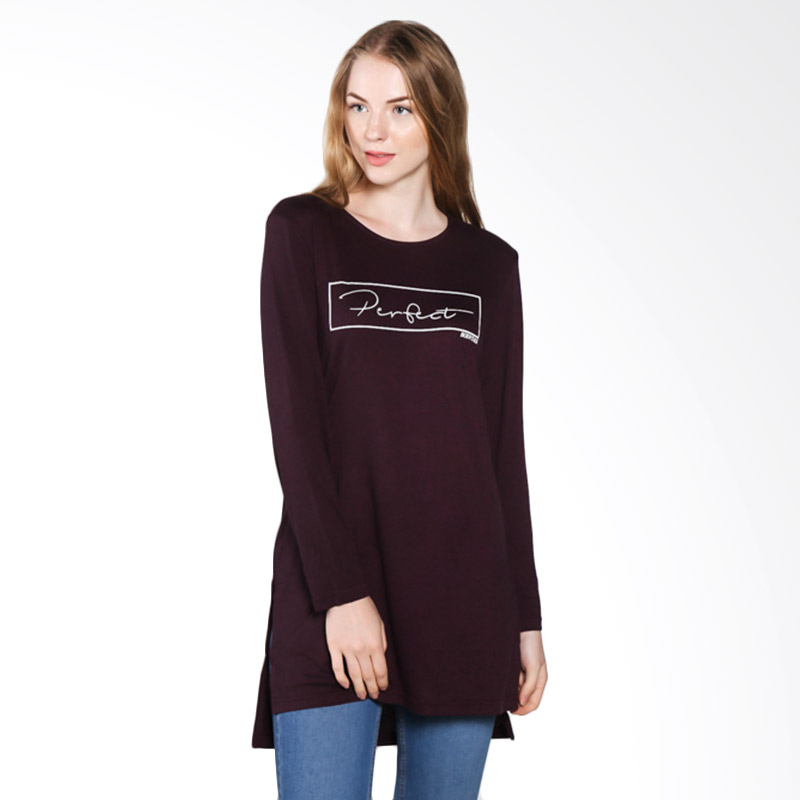 Bodytalk 14173T9MA Florian Tee Long Sleeve T-shirt - Maroon Extra diskon 7% setiap hari Extra diskon 5% setiap hari Mega Weekend Citibank – lebih hemat 10%