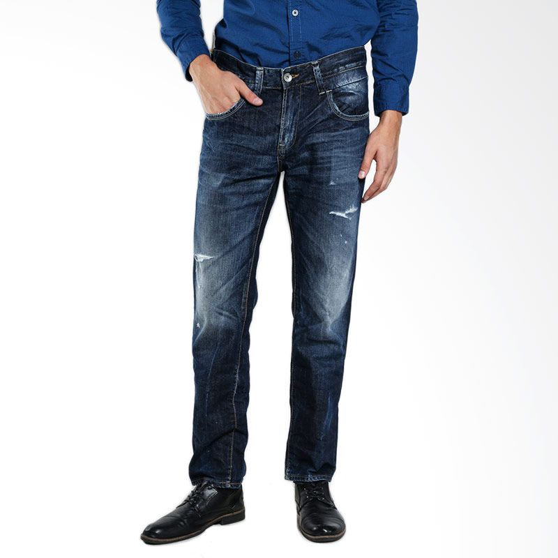 BOMBBOOGIE Slimfit 84 Series Medium 43S84B3ML Blue Celana Jeans Pria