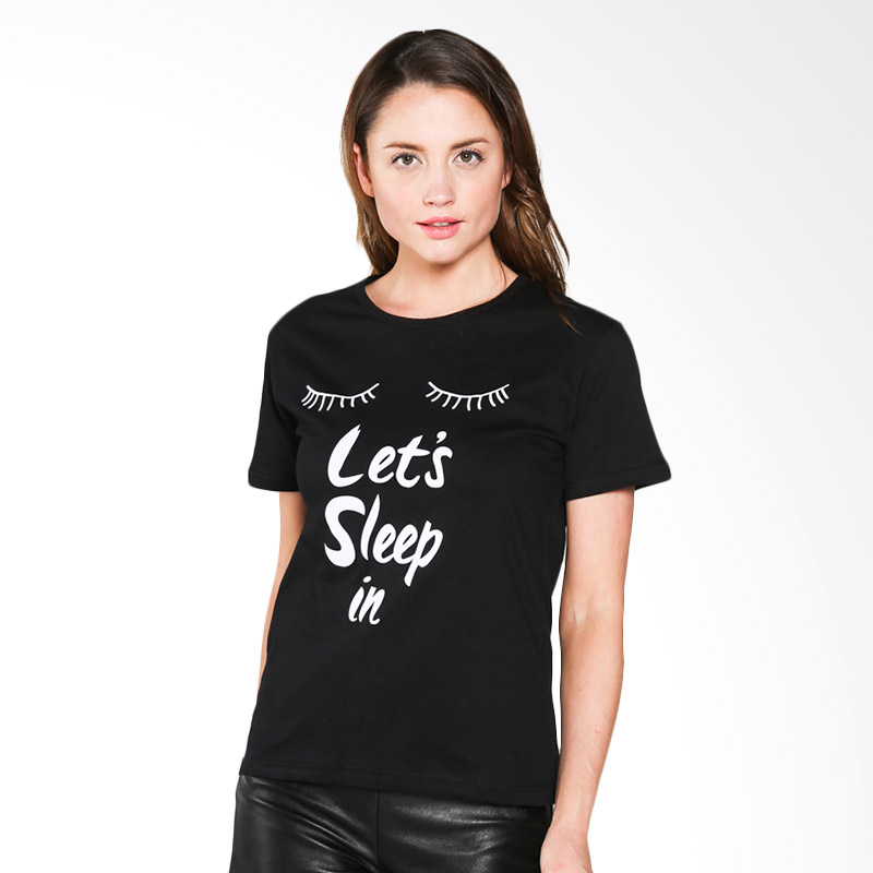 Bready Shop Tumblr Let's Sleep In T-Shirt - Black Extra diskon 7% setiap hari Extra diskon 5% setiap hari Citibank – lebih hemat 10%