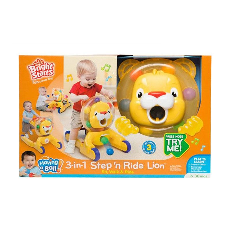 3 in 1 step n ride lion
