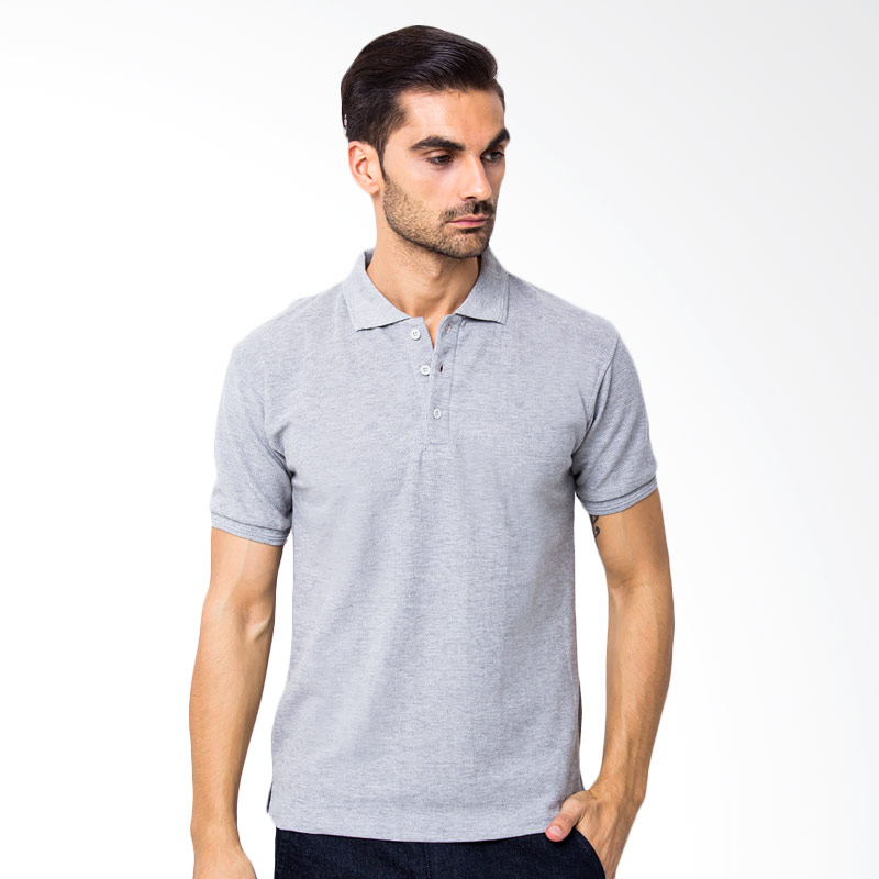 Jual Daily  Deals Browncola Polo  Shirt Pria Abu Misty 