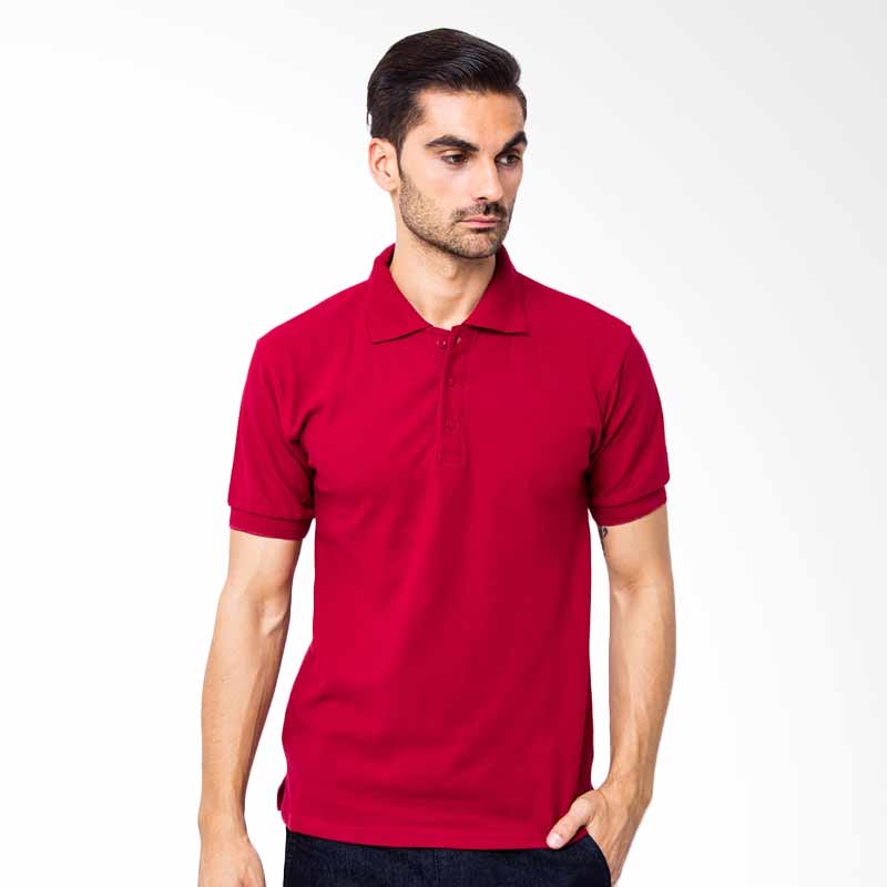 Jual Daily  Deals Browncola Polo  Shirt Maroon Online 