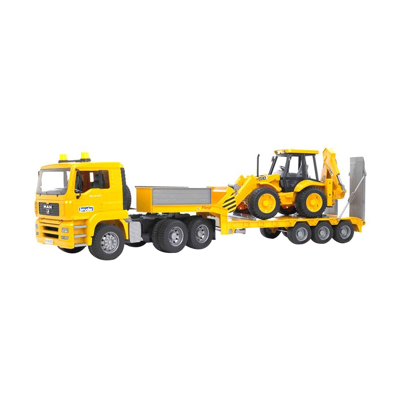 Promo Bruder Toys Man Tga Low Loader Truck Mainan Anak - Mainan Mobil