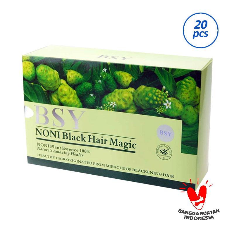 Jual BSY Noni  Black Hair Magic Cat  Rambut  20 pcs 20 mL 