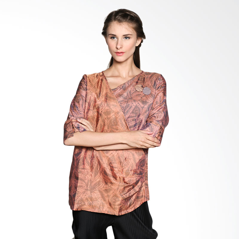 Bungah Wrapping Style Blouse A43 Atasan Batik