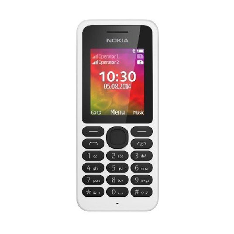 Nokia 130 Putih Handphone [Dual SIM]