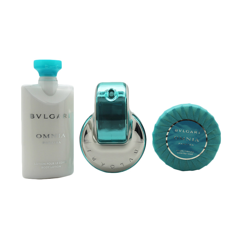 Jual Bvlgari Omnia Paraiba EDT Parfum Wanita Gift Set 65 mL di