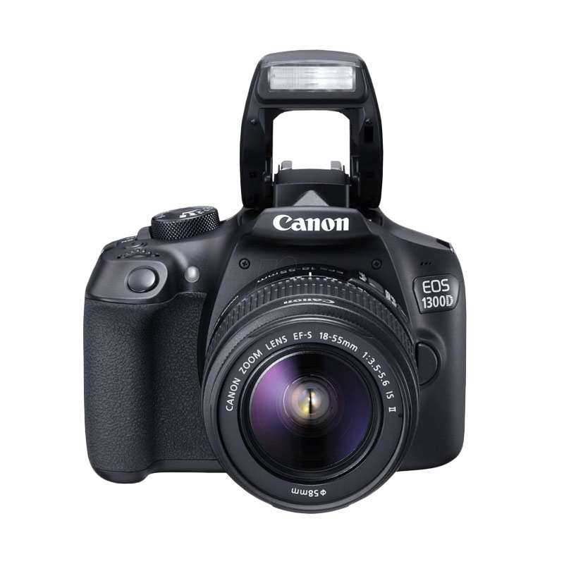 Canon EOS 1300D Kit 18-55 IS II WiFi Kamera DSLR + SANDISK SD ULTRA 32GB + FILTER UV + S. GUARD