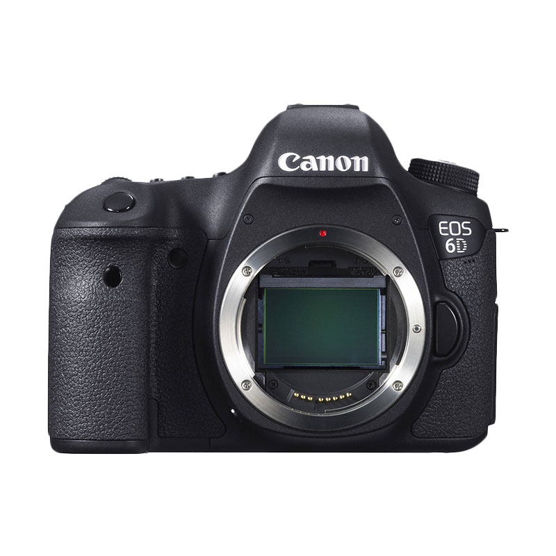 Canon EOS 6D Wifi Body Only Kamera DSLR - Black + Free LCD Screen Guard + Canon Connect Station CS100