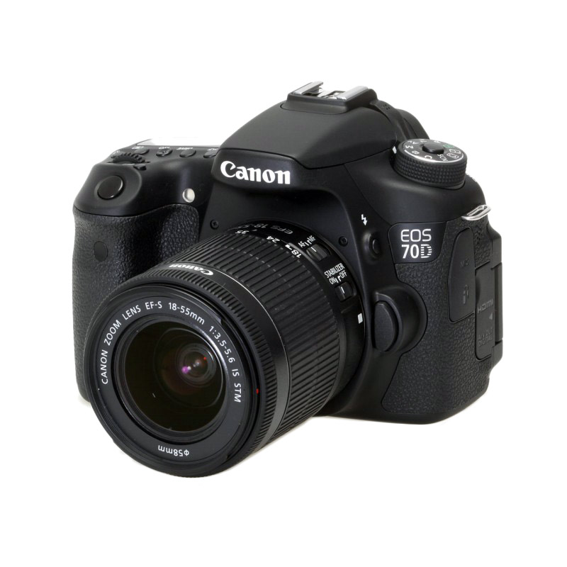 canon eos 70d lens kit 18 55mm stm kamera dslr 20 mp wifi free baterai kamera lp e6 camera srist strap leather uv filter 58mm tas kamera