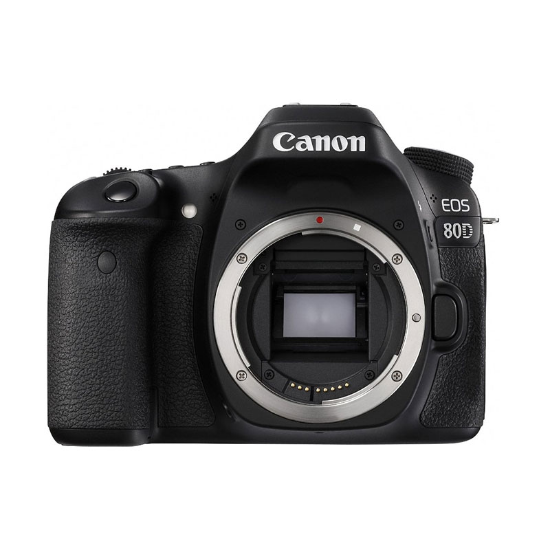 Canon EOS 80D Body Only Wifi Kamera DSLR - Black + Free LCD Screen Guard