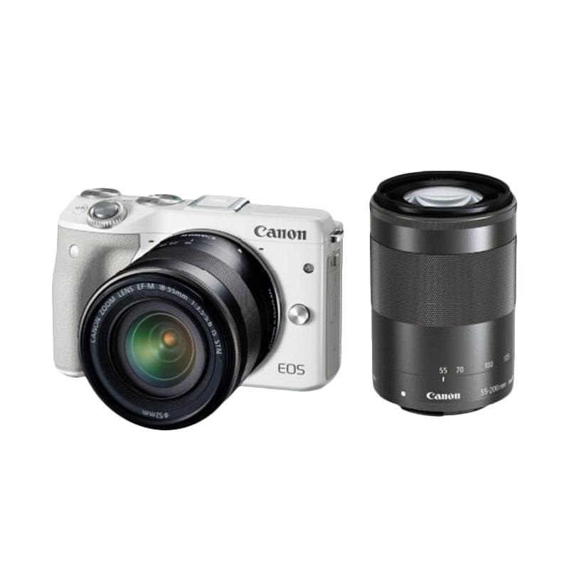 Jual WITACOM - Canon EOS M3 Kit EF-M15-45 Kamera Mirrorless + EF-M55