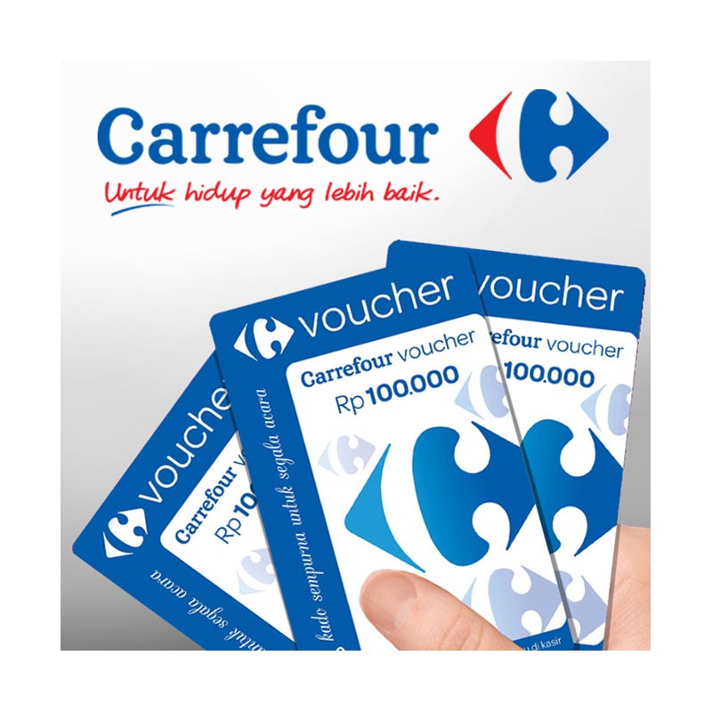 Jual Carrefour - Paket Belanja Carrefour Physic Voucher 