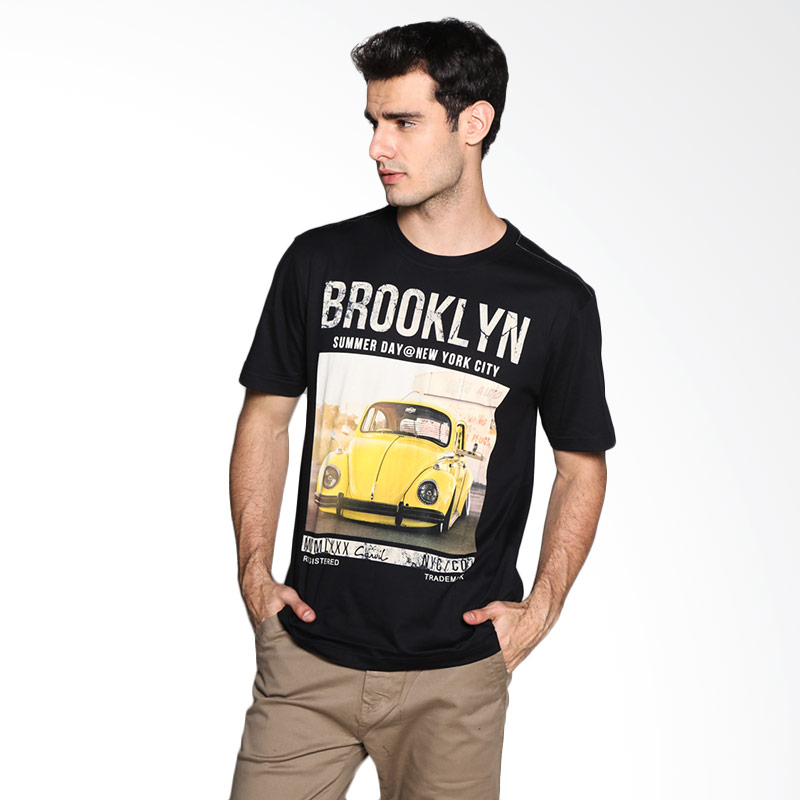 Carvil Man Brooklyn 02 T-Shirt - Black Extra diskon 7% setiap hari Extra diskon 5% setiap hari Citibank – lebih hemat 10%