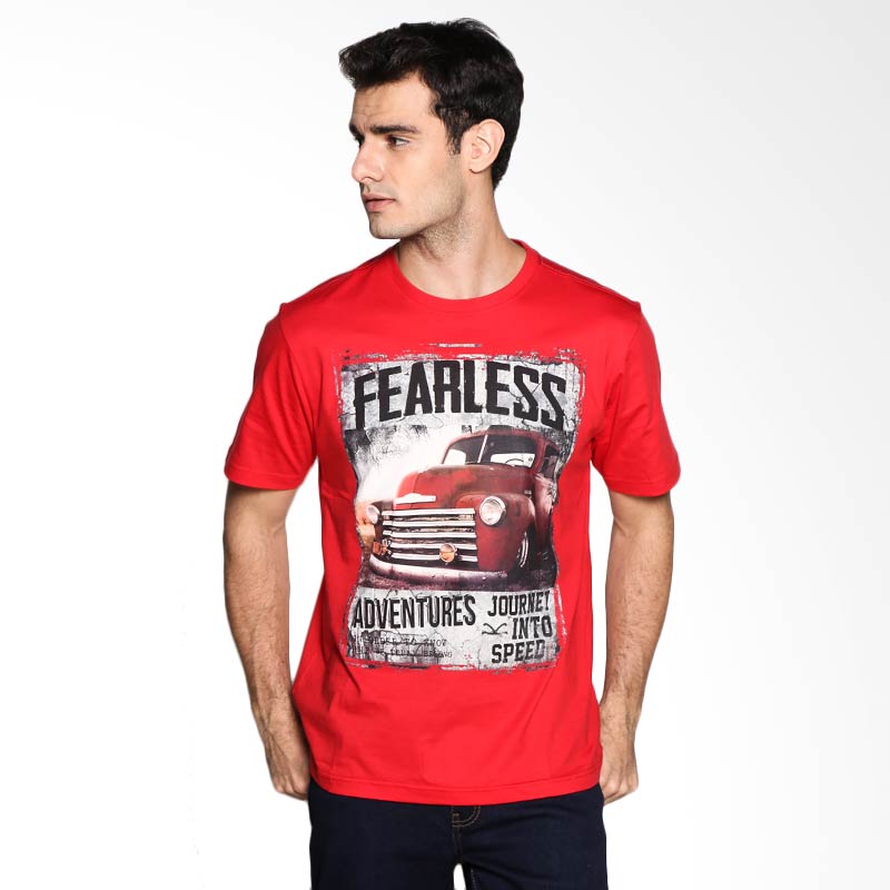 Carvil Man Fearless 02 T-Shirt - Red Extra diskon 7% setiap hari Extra diskon 5% setiap hari Citibank – lebih hemat 10%