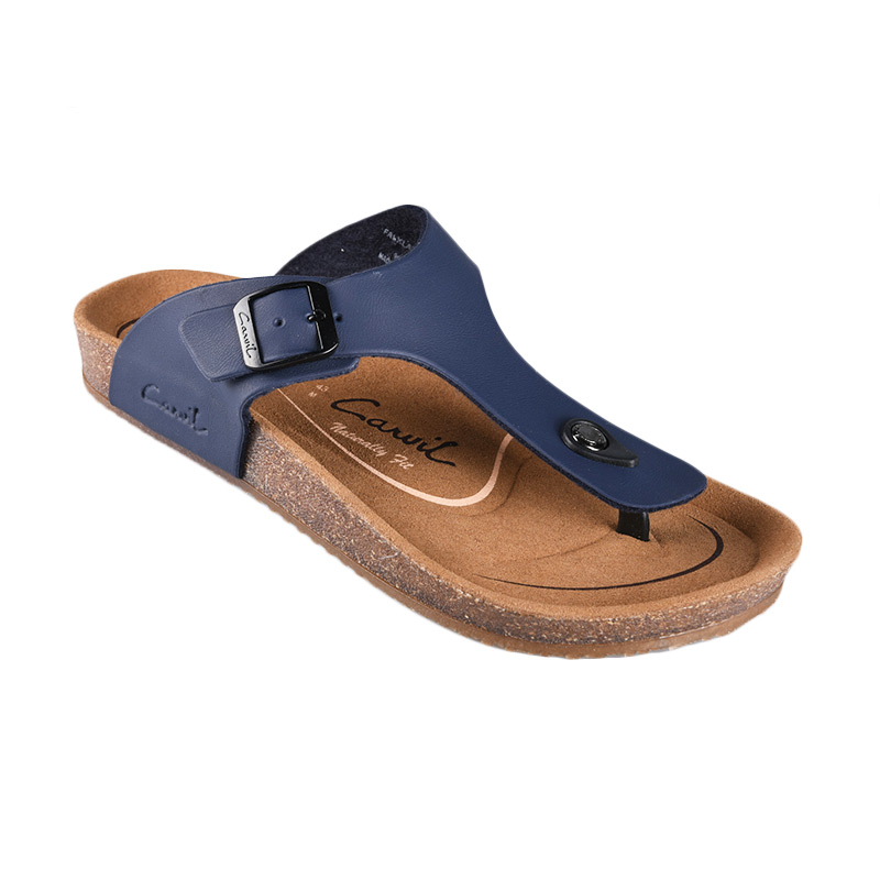 Carvil Footbed Falkland-01 Sandals Pria - Navi