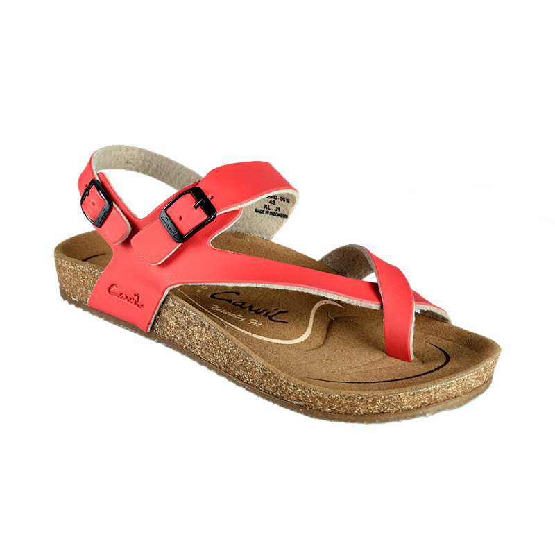 Carvil Man Sandal Footbed Falkland - 06 Red