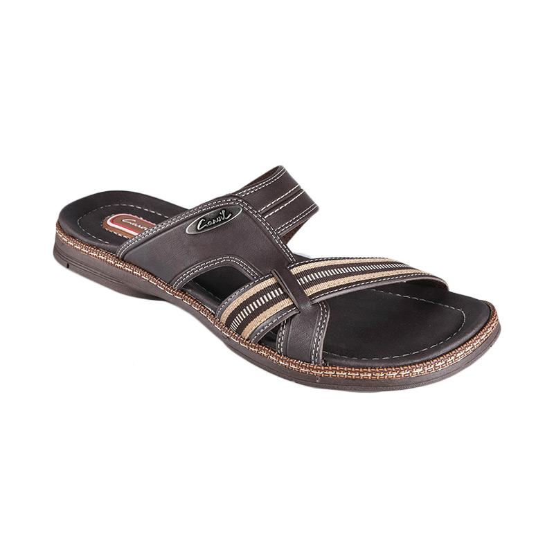 Carvil Men Sandal Casual Yassa-302M Dk Brown