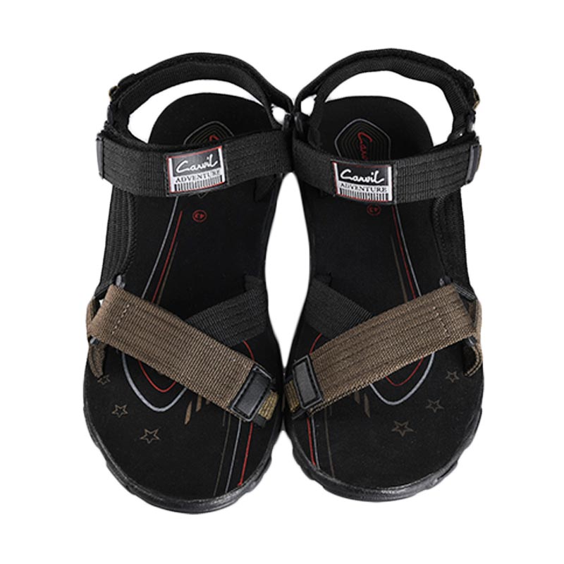 Jual Carvil  Men Sandal  Gunung  Garda Gm Black Olive Murah 