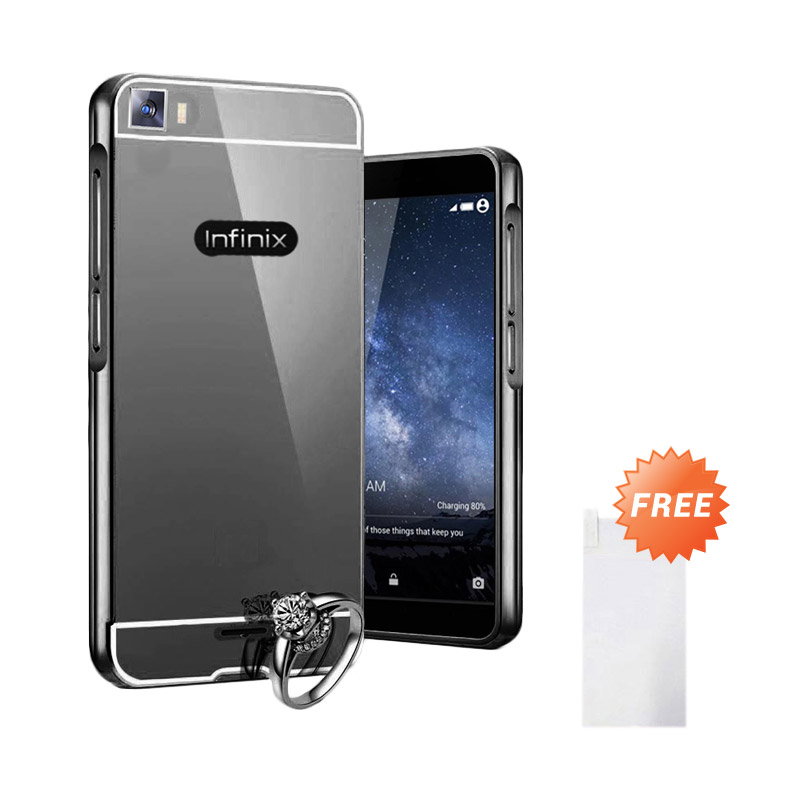 jual mirror metal bumper sliding for infinix zero 3 x552 hitam free tempered jual mirror metal bumper sliding for infinix zero 3 x552 hitam free tempered