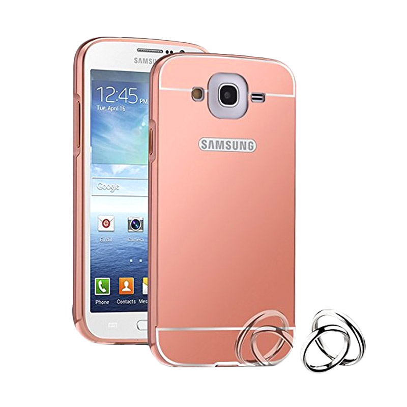 Case Samsung Grand 2 G7102 Bumper Metal %2b Back Case 