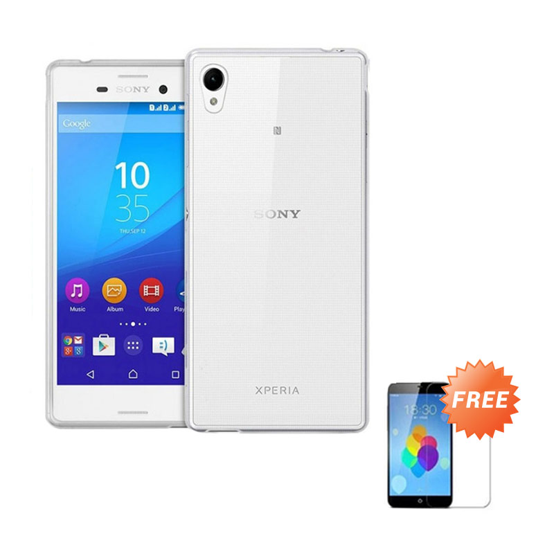 jual ultra thin clear softcase casing for sony xperia m4 aqua tempered glass jual ultra thin clear softcase casing for sony xperia m4 aqua tempered glass