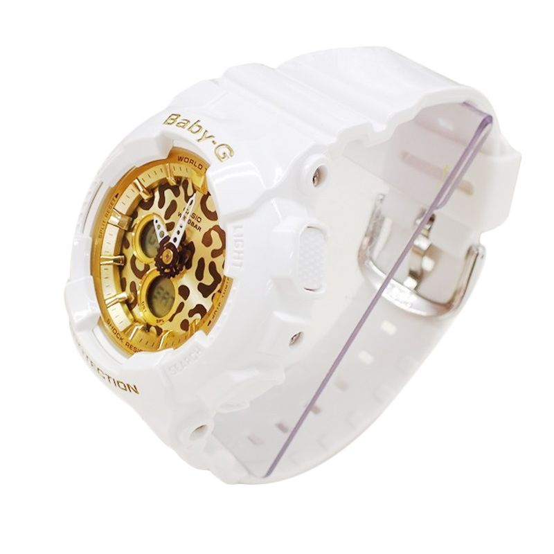 Jual Casio Baby-G Ba-120lp-7a2 Leopard White Jam Tangan Wanita Di