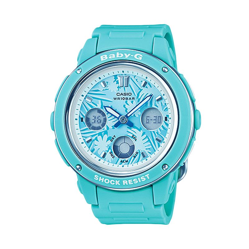 Jual Casio Baby-G BGA-150F-3ADR Tropical Soft Blue Jam