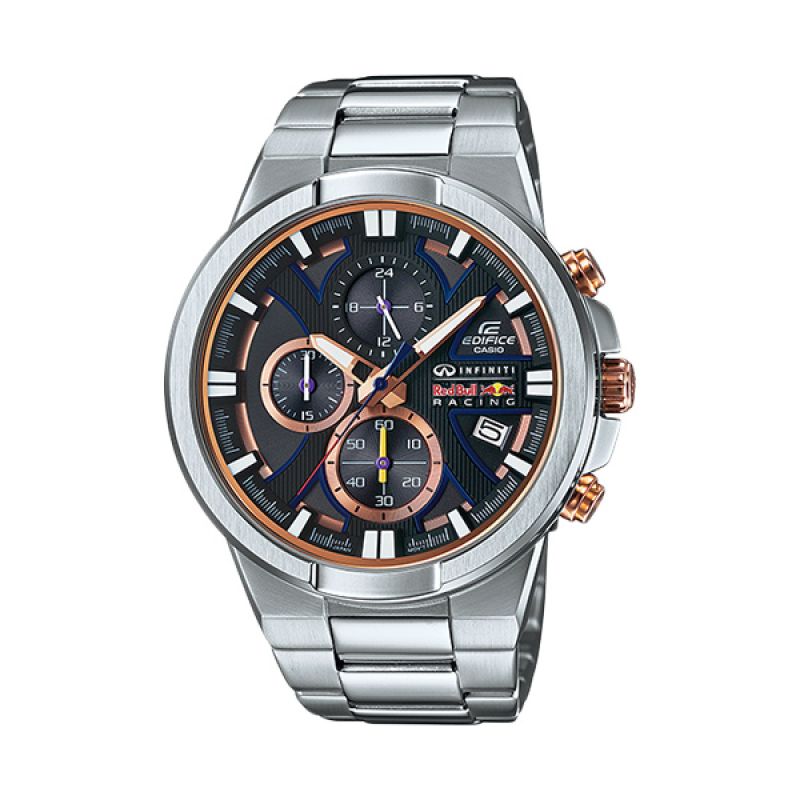 Jual Casio Edifice EFR-544RB-1A Silver Jam Tangan Pria