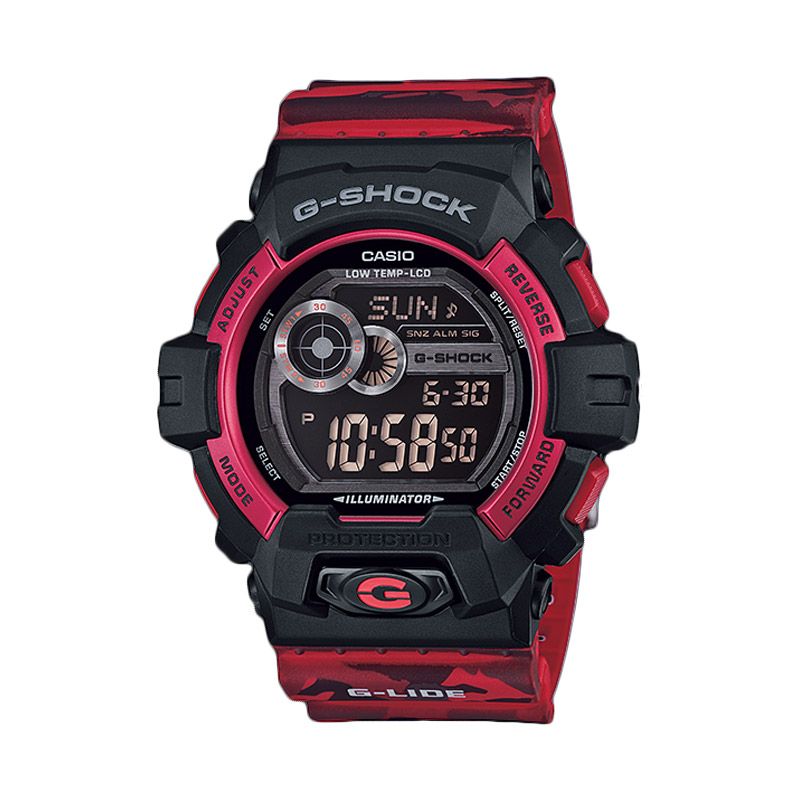 Casio G-SHOCK G-Shock GLS-8900CM-4DR Red Camo Jam Tangan Pria