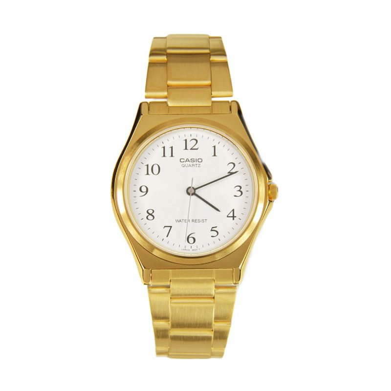 Jual CASIO MTP-1130N-7BRDF Gold White Jam Tangan Wanita