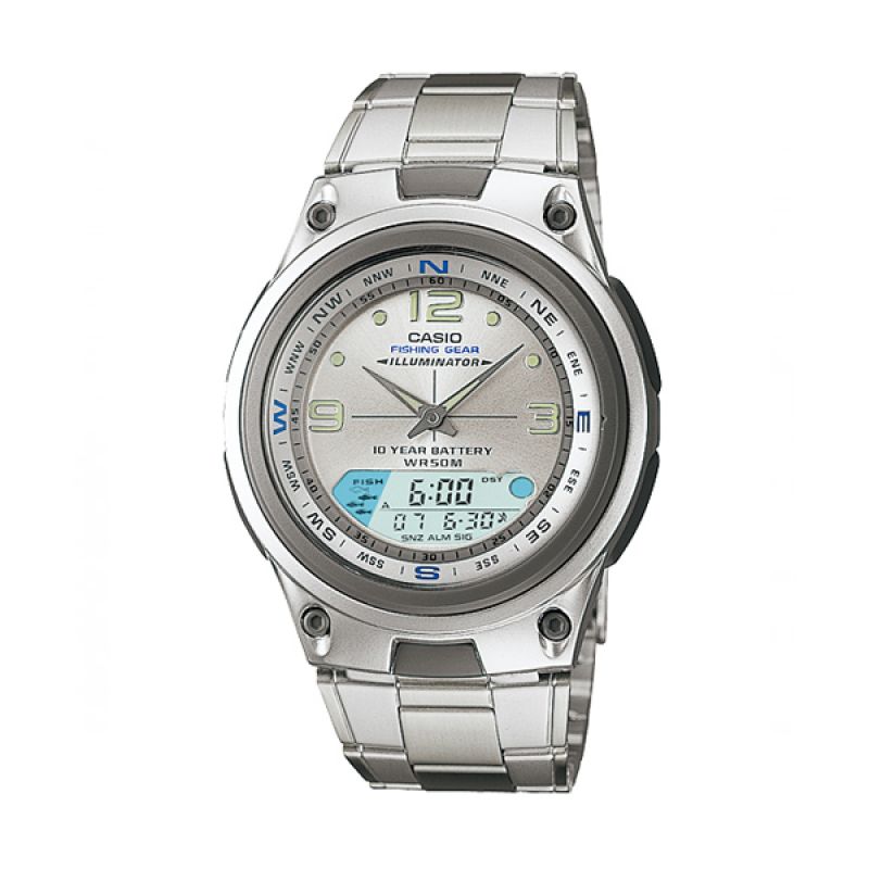 Jual Casio Outgear AW-82D-7A Silver White Jam Tangan Pria 
