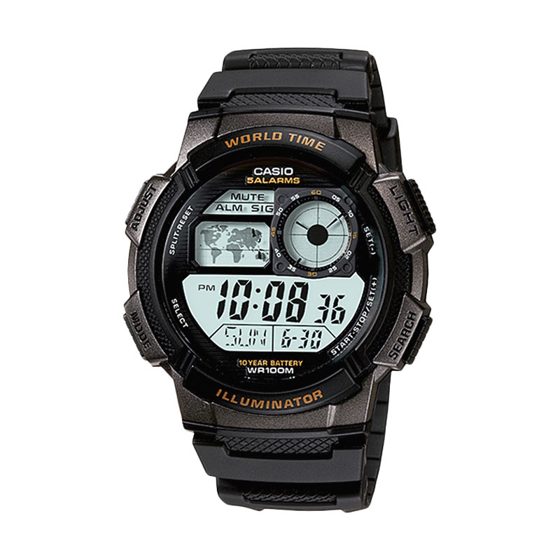 Harga Casio AE-1000-W-1AVDF Jam Tangan Pria Black 