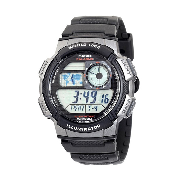 Jual Casio AE-1000W-1B Sporty Black Jam Tangan Pria Online 