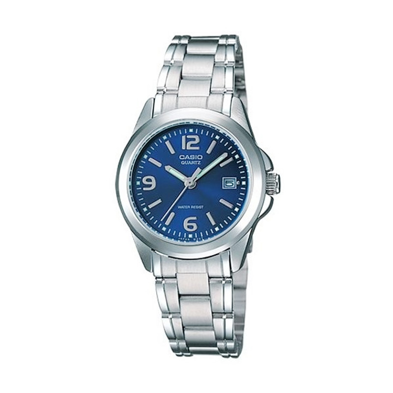 Casio Ladies Analog LTP-1215A-2ADF Biru Jam Tangan Wanita