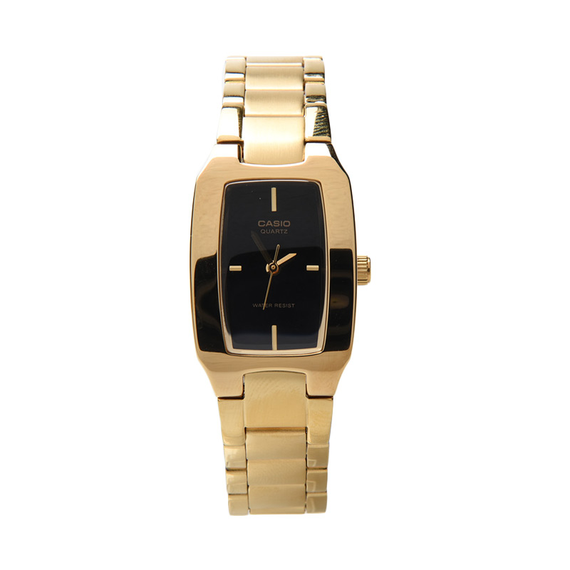 Casio LTP-1165N-1CRDF Jam Tangan Wanita - Black Gold