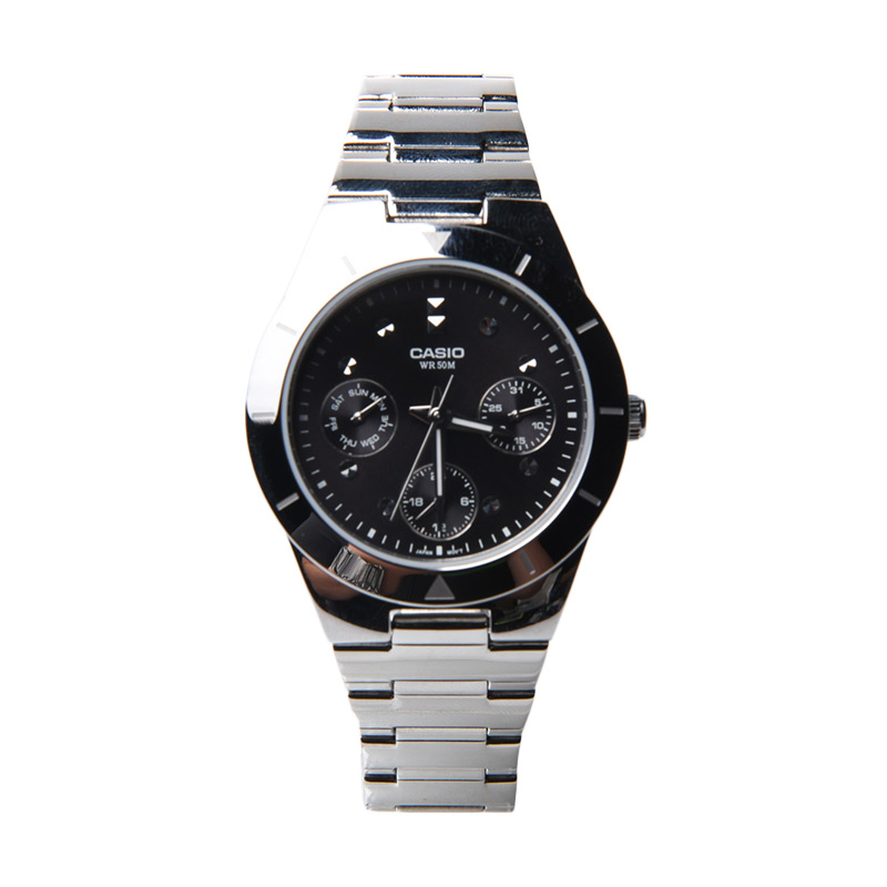 Jual Casio LTP-2083D-1AVDF Jam Tangan Wanita - Silver 