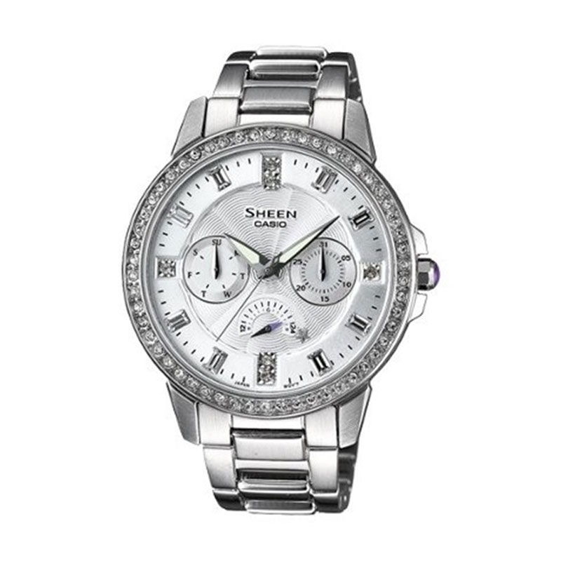 Jual Casio Sheen SHE-3023D-7ADR Jam Tangan Wanita Terbaru