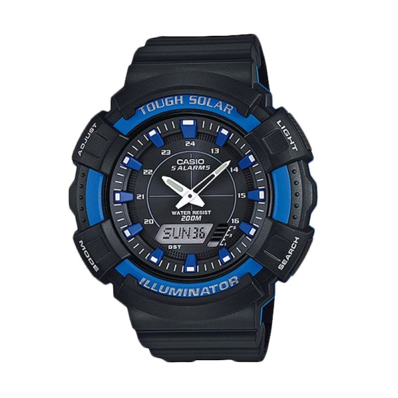 Jual Casio Jam Tangan Pria Original Tough Solar AD-S800WH 