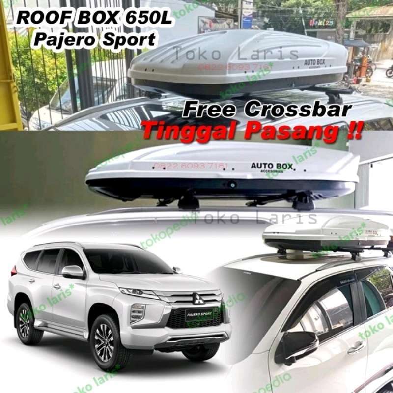 Jual Roof Box Bagasi atas mobil All new Pajero 600L Slim di Seller