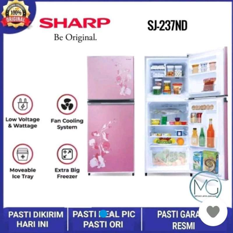 Jual Kulkas Sharp 2 Pintu Sj-237 Kulkas 2 Pintu Sharp di Seller
